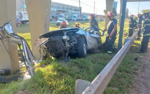 Dos personas perdieron la vida en un accidente de tránsito en la ruta 36