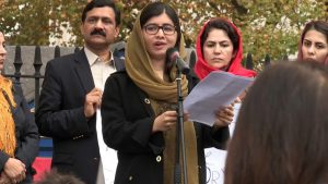 Malala Yousafzai pidió que los Gobiernos no olviden a las afganas en Londres