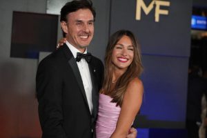 Martin Fierro 2023: Pampita y Benjamín Vicuña se encontraron en la gala de entrega de los premios de APTRA