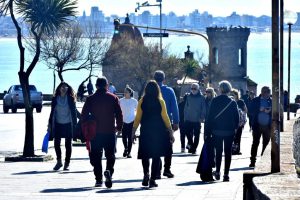 Récord de turistas en Mar del Plata durante el fin de semana largo