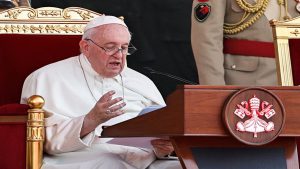 El papa pide la negociación de la paz con Ucrania