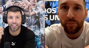 Lionel Messi y el Kun Agüero comparten una divertida charla en Twitch