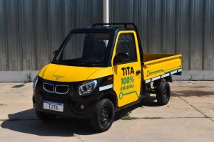 Llega “Tita”, la primera camioneta eléctrica del país, a Mar del Plata