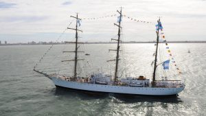 Fragata Libertad: El día que arribó a Mar del Plata tras ser retenida durante 77 días en Ghana