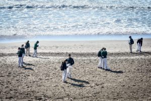 Jornada de limpieza de playas llevada adelante por alumnos