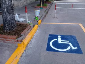 Nuevo estacionamiento habilitado para personas con discapacidad en la costa y en plazas de Mar del Plata