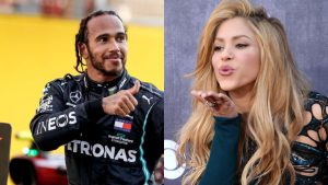 Shakira y Lewis Hamilton juntos en Barcelona