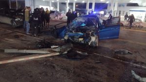 Triple choque en Av. Luro: un muerto y cuatro heridos