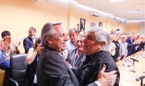 Hugo Moyano mostró su favorabilidad ante una nueva candidatura de Alberto Fernández