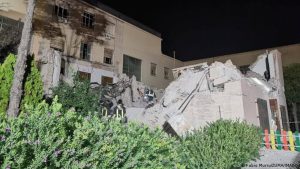 Se derrumbó un aula de la universidad italiana de Cagliari