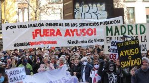España: los sanitarios madrileños retoman las protestas