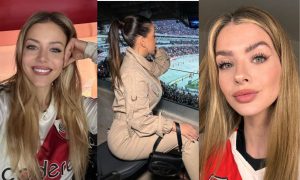 La China Suárez, Wanda Nara y Evangelina Anderson fueron a ver a River Plate al Estadio Monumental