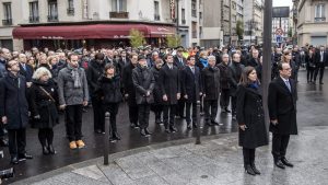 Francia rindió homenaje a las víctimas de los atentados de París