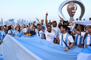 Mundial Qatar 2022: Banderazo argentino a un día del debut