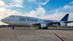 Avión de Emtrasur; están acusados de financiar actividades terrorístas
