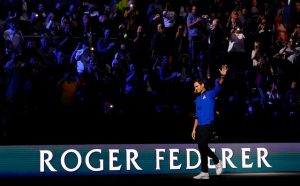 Roger Federer jugará su último partido y el público lo ovacionó
