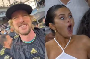 Show de estrellas en el partido del Inter Miami: Owen Wilson abrazó a Lionel Messi y Selena Gómez le confesó su amor