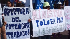 La Unidad Piquetera inició un reclamo contra las medidas económicas y sociales del Gobierno