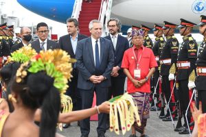Alberto Fernández llegó a Bali para participar del G20
