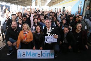 Raverta recibió a 600 jóvenes becarios del progresar en el Festival de Cine de Mar del Plata