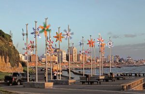 Emiten un alerta amarillo por fuertes vientos en Mar del Plata