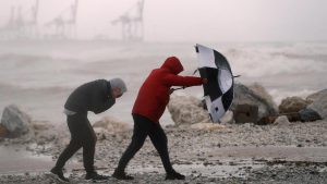 Alerta por vientos en Mar del Plata