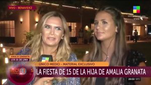 Amalia Granata se vuelve viral por sus comentarios sobre su hija durante la fiesta de 15 de ella