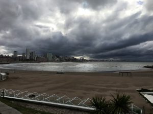 Anuncian lluvias hasta el viernes en Mar del Plata