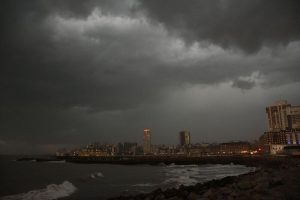 Emiten un nuevo alerta amarillo por fuertes lluvias en Mar del Plata