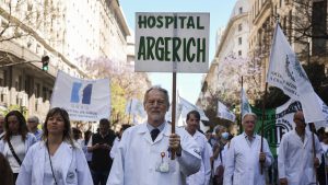 Nueva jornada de paro y movilización de trabajadores de salud y residentes de CABA