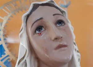 El caso de la Virgen milagrosa de Vinará que llora “lágrimas de sangre”