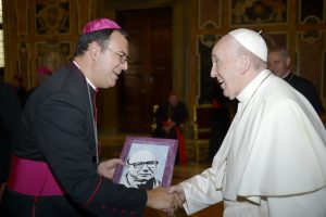 El Obispo Gabriel Mestre se reunió con el Papa Francisco en Roma