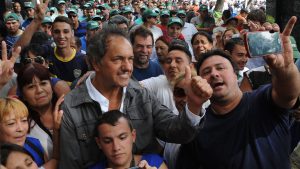 Daniel Scioli: “Cuentan conmigo. Yo cuento con ustedes”