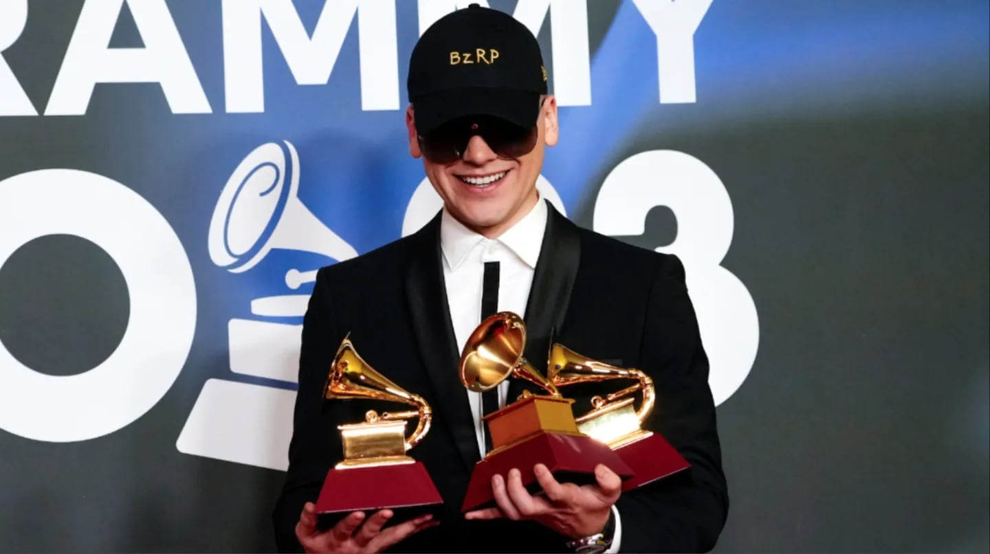 Bizarrap fue la estrella argentina de la noche de los Latin Grammy 2023