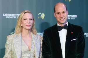 El encuentro de Cate Blanchett y el príncipe William en la alfombra roja