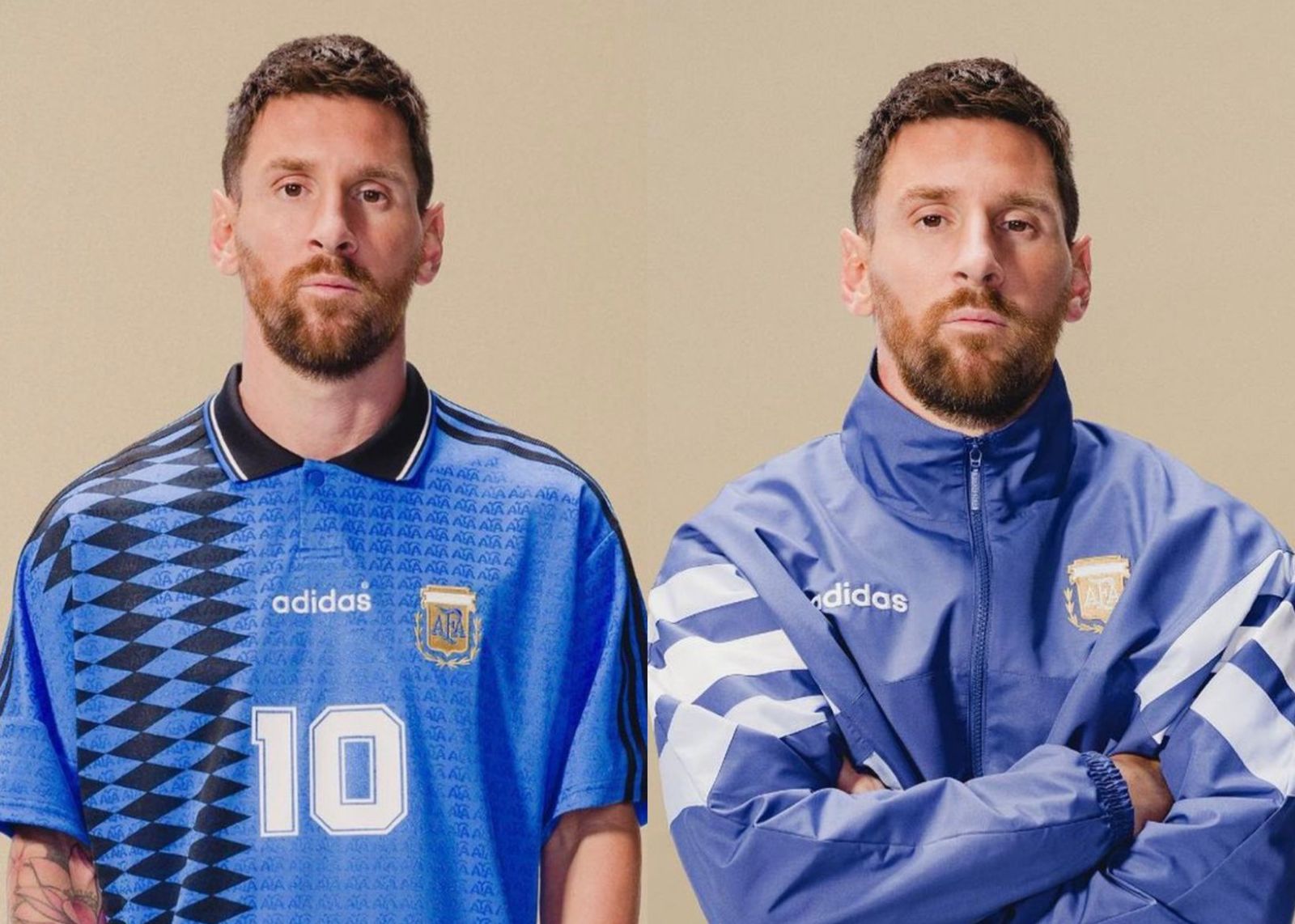 Lionel Messi presenta la nueva camiseta retro de la Selección argentina -  MMX