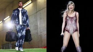 Travis Kelce llegó a la Argentina para acompañar a Taylor Swift en su The Eras Tour