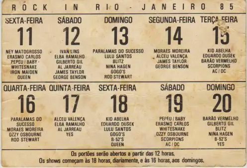 Rock in Rio 1985