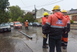 La Municipalidad recibió más de 30 llamados por el alerta meteorológico