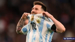 Los hijos de Messi y un emocionante festejo tras el 6-0 de Argentina sobre Bolivia