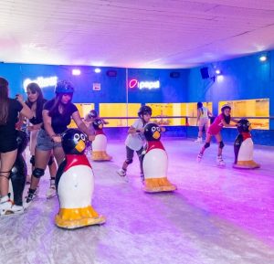 HOY EN MAR DEL PLATA: Patinaje sobre hielo gratuito y solidario