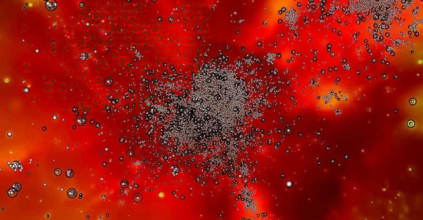 Frontier crea la simulación del universo más grande de la historia 1 Simulación por supercomputadora