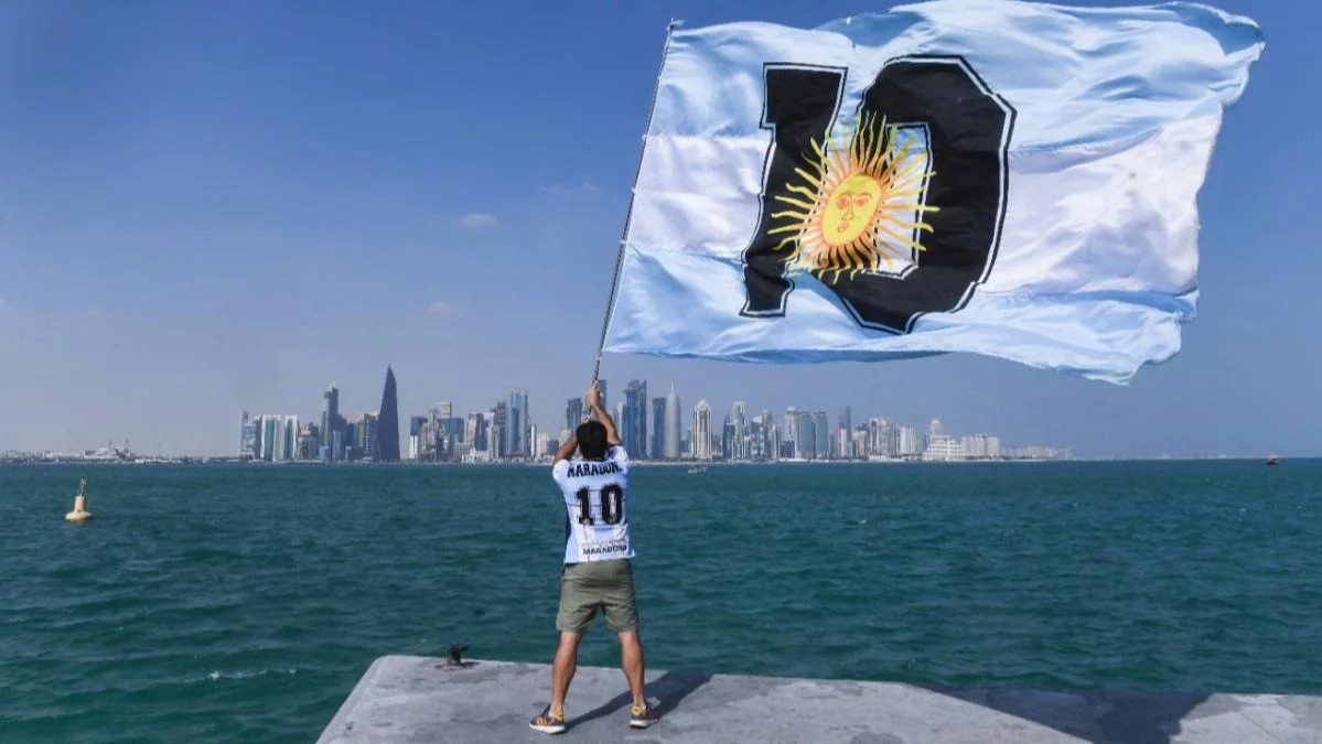 Mundial Qatar 2022: Banderazo argentino a un día del debut 1 2_1.jpg