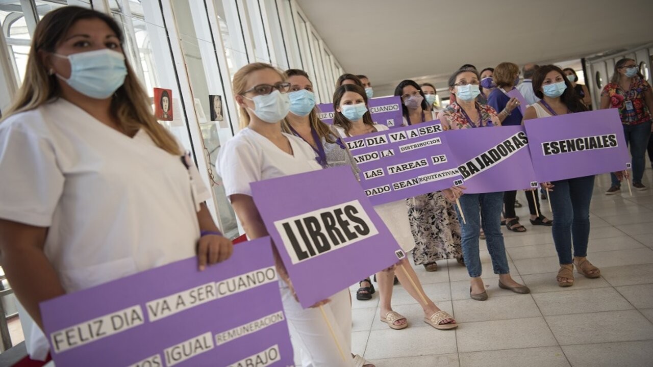 Violencia de género: el Hospital Garrahan presentó un nuevo protocolo 1 8M_19_1.jpg