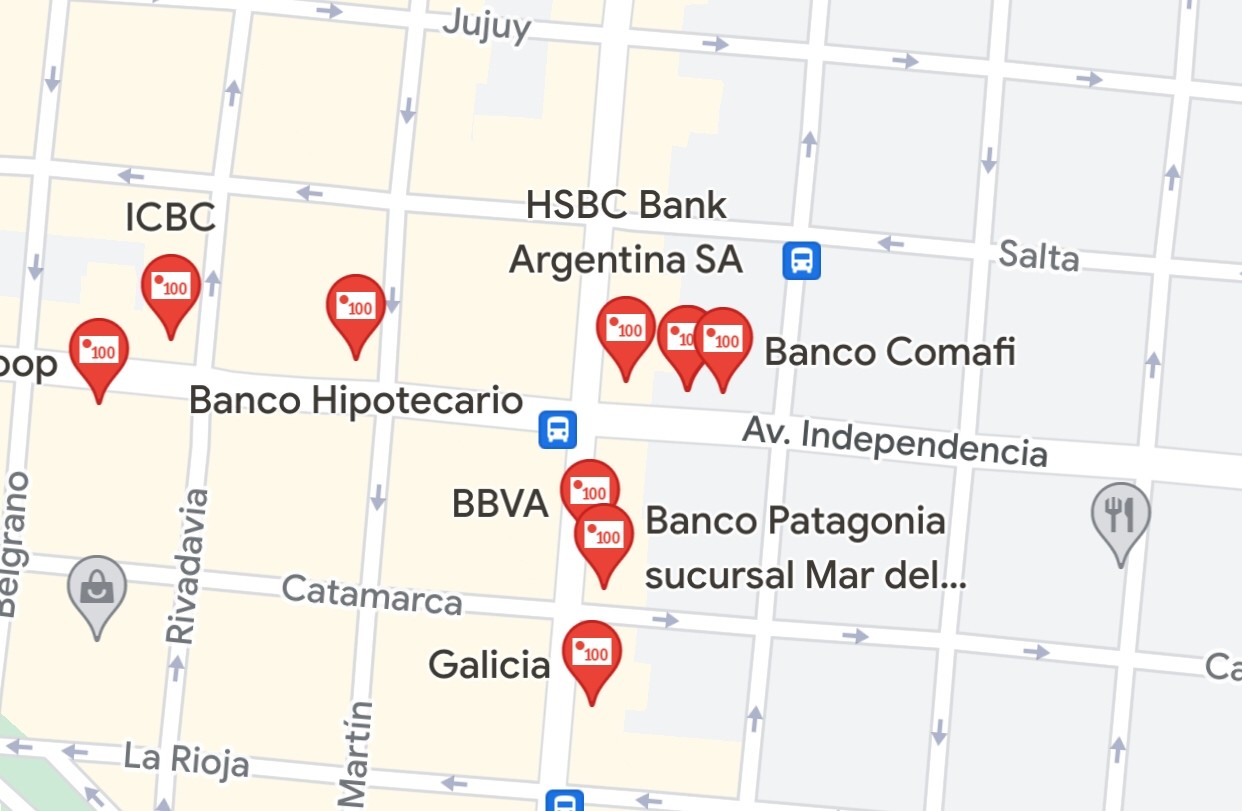 Inseguridad en el centro de Mar del Plata: asaltaron a un hombre y se llevaron más de un millón de pesos 1 BANCO_ROBO.jpg