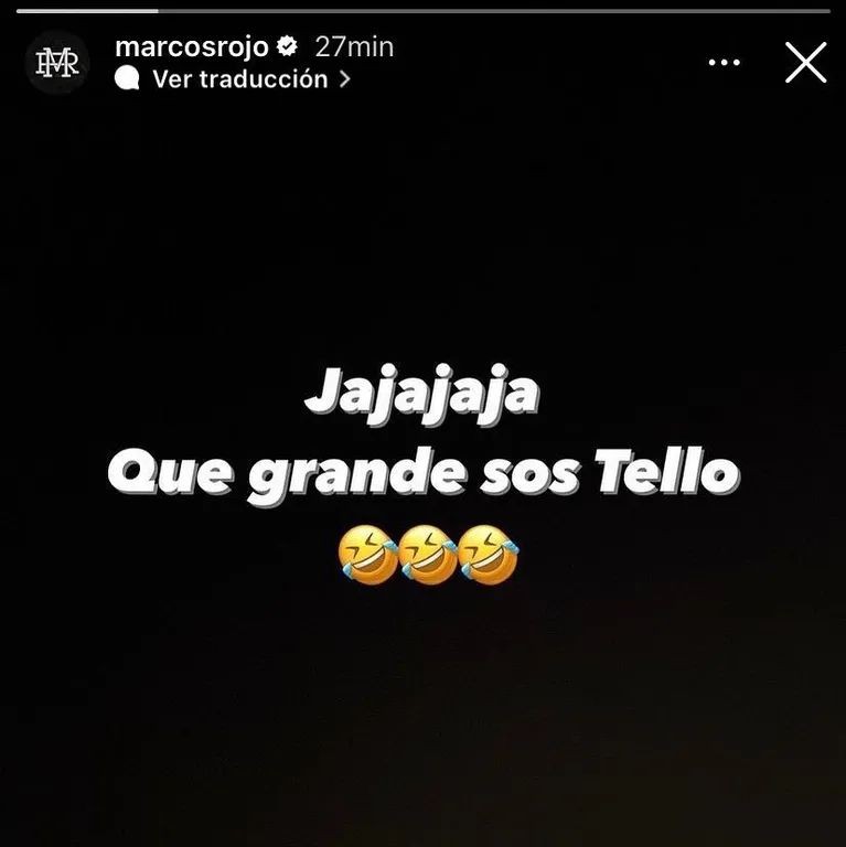 "Que grande sos": Marcos Rojo al choque con Facundo Tello tras el partido de Boca 1 HISTORIA_MARCOS_ROJO.jpg