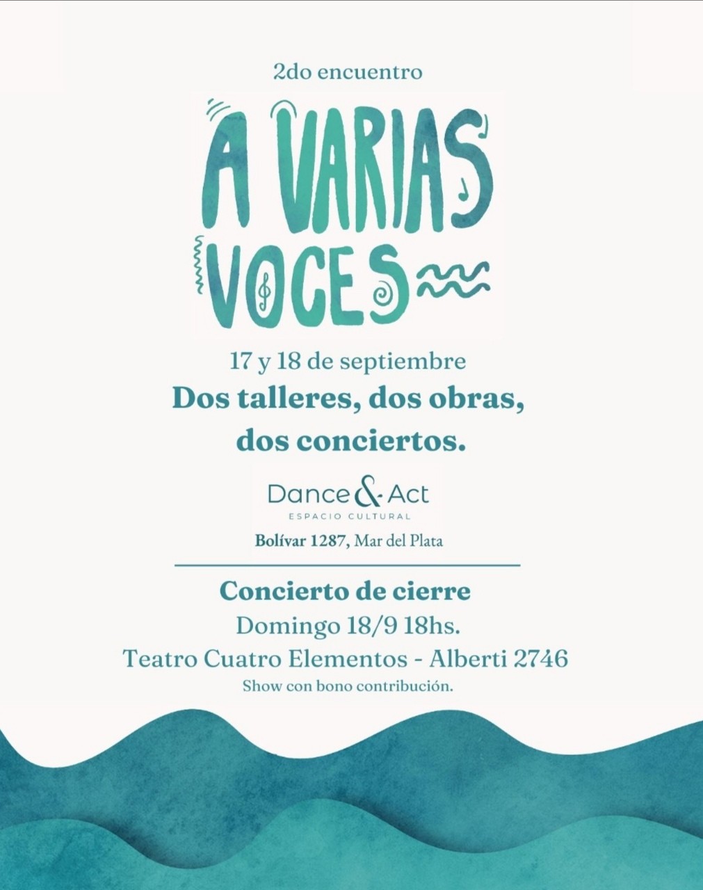 Llega la 2da edición del encuentro "A Varias Voces" a Mar del Plata 1 IMG 20220909 094157