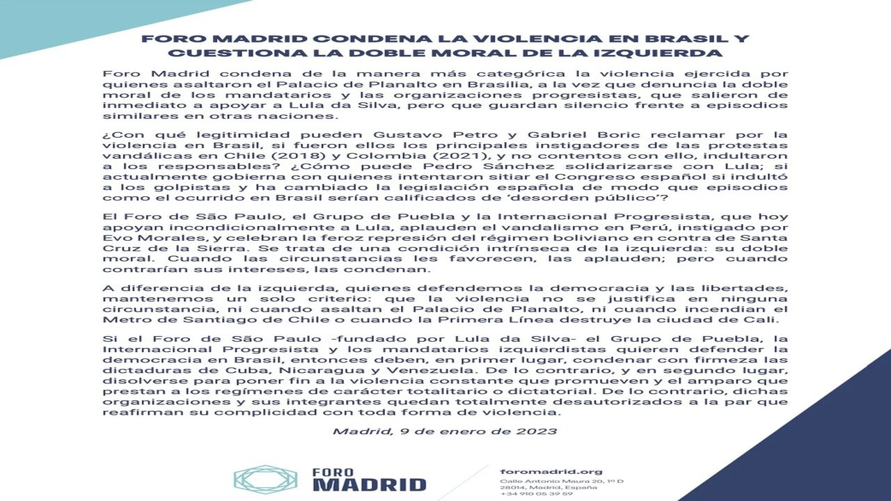 Qué dijo Javier Milei sobre el intento de golpe de estado en Brasil 1 JYBAZVTAEFDLRJ3Y2RSYRLS7LU_copy.jpg