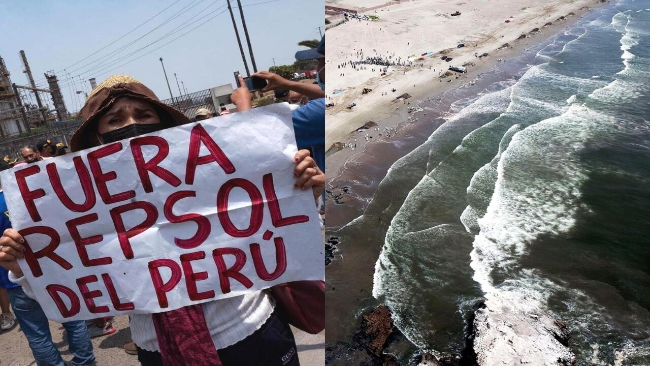 Los pescadores peruanos protestan por el vertido de la empresa española Repsol 1 KYB4RPZURVBKFILIGYWRTPKWYQ_1.jpg