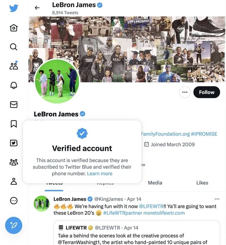 Elon Musk les ha devuelto la tilde azul a varios usuarios de Twitter 1 LeBron-James-no-pago-Twitter-Blue-pero-sigue-con-el.jpg